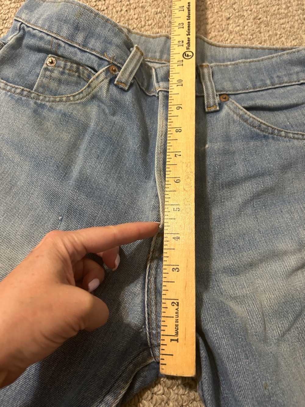 Vintage 1970s Levi's Light Blue Relaxed Jeans - Picture 16 of 16